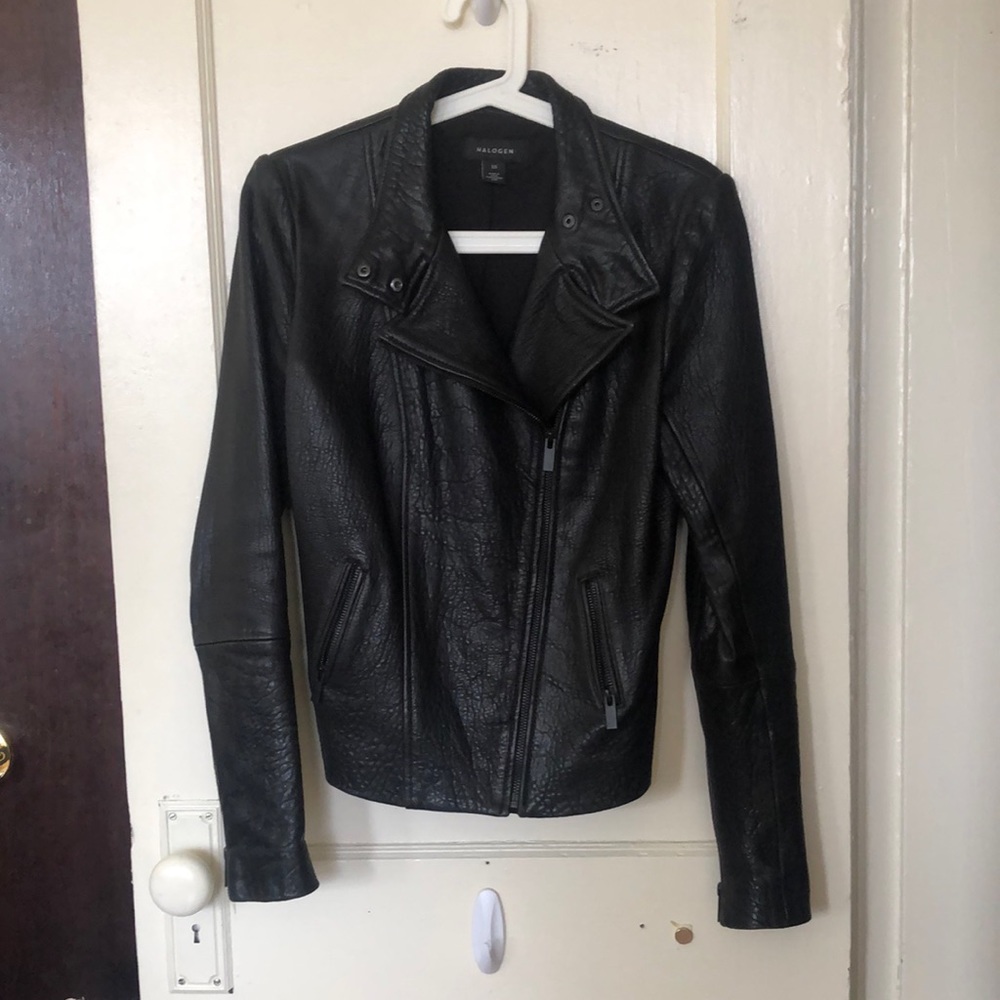 Halogen Leather Jacket - image 1